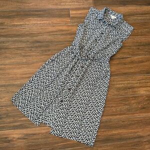 EUC Monteau Floral Flutter Cap Sleeve Dress